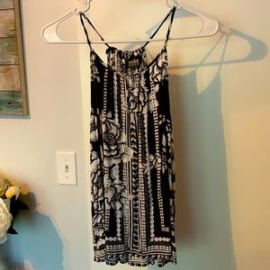 Floral and flowy tank top